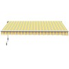 Resenkos Patio Awning, Outdoor Sun Shade Shelter Cover Awnings,12' x 10' Manual Retractable Awning Outdoor Sunshade Shelter for Patio, Balcony, Yard, - 4 of 4