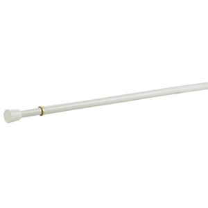 Kenney Enamel White Tension Rod 28 in. L X 48 in. L - 1 of 1