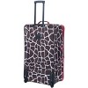 Rockland Fashion Softside Upright Luggage Set Telescoping Handles Pink Giraffe 4-Piece (14/19/24/28) - 2 of 4