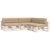 VidaXL Pallet Sofa Cushions 7 pcs Beige - 2 of 4