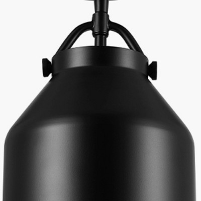 Globe Electric 1-Light Flush Mount Ceiling Light with Angular Shade