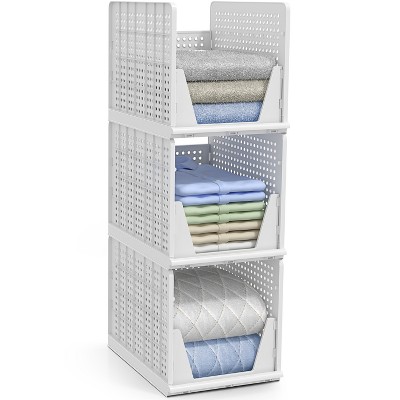 Sorbus Shelf Organizer - Closet Shelf Organizer for Clothes