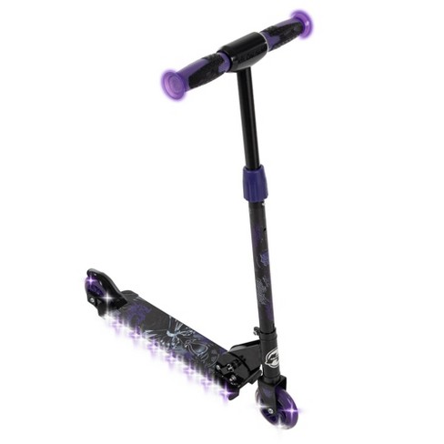 Huffy Black Panther Electro Light In Line 100mm Kids' Kick Scooter - Black - image 1 of 4