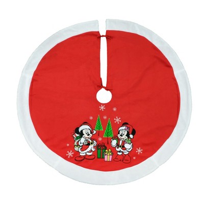 Mickey Mouse & Friends Mickey and Minnie Mouse Tree Skirt 48"