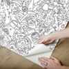 RoomMates Rick and Morty Doodle Kids' Peel and Stick Wallpaper - 2 of 4