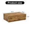 NicBex Rectangle Coffee Table with Wood Texture/Marble Pattern,Center Table for Living Room,Bedroom - 3 of 4