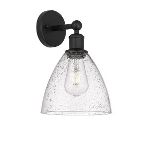 Bristol Glass - 1 Light Wall Sconce In Industrial Style-12 Inches Tall and 7.5 Inches Wide - 1 of 1