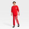 Boys' Home Alone McCallister House Fleece Front and Back Graphic Sweatshirt - Red - 4 of 4
