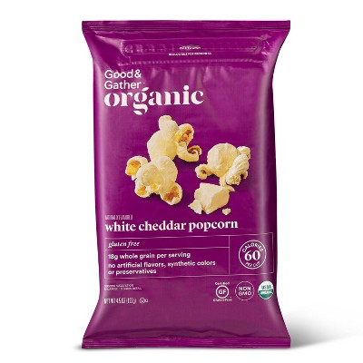 Organic White Cheddar Popcorn - 4.5oz - Good & Gather™