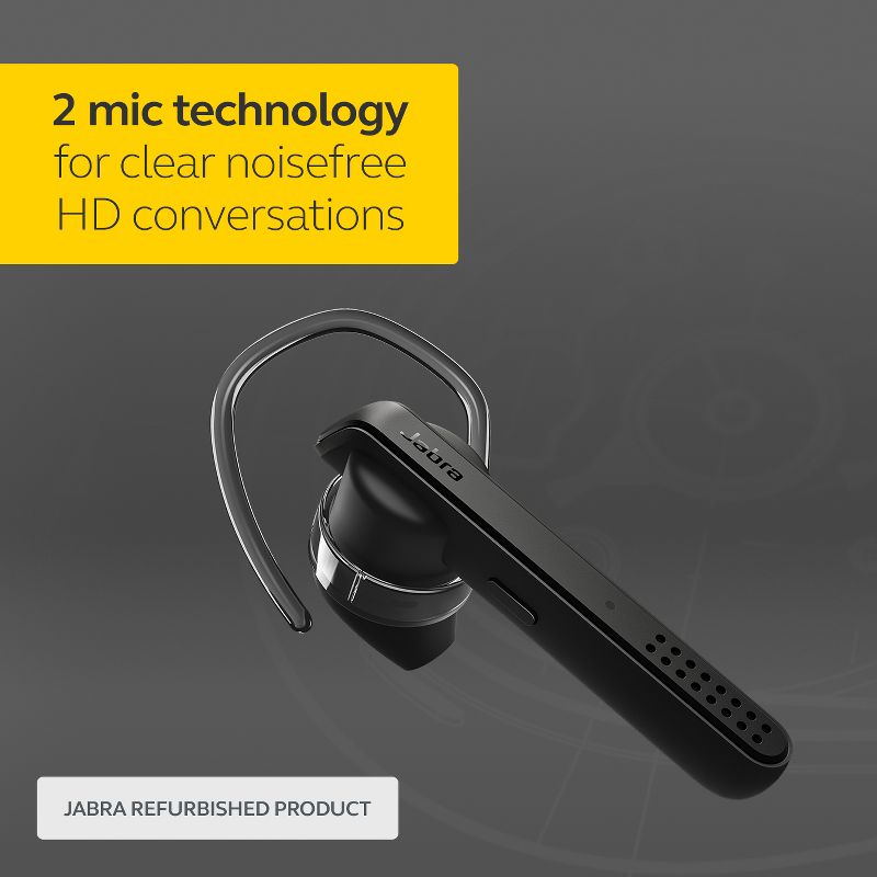 Jabra Talk 45 Wireless Noise Cancelling Bluetooth Headset, Certified Refurbished, 3 of 9