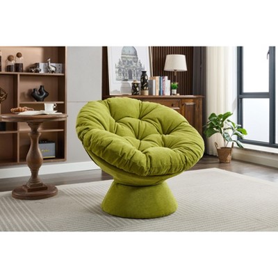 Okak Accent Chairs for Bedroom, 360 Swivel Barrel Chair, Modern Oversized Accent Chair for Living Room