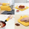 REGALWOVEN Cotton Heat Resistant Oven Mitts 2 Pcs with Pot Holders 2 Pcs 13.8x4.7inch - 4 of 4