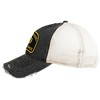 Yellowstone Pill Arc Vintage Cotton Twill Trucker Cap Black OS - 4 of 4