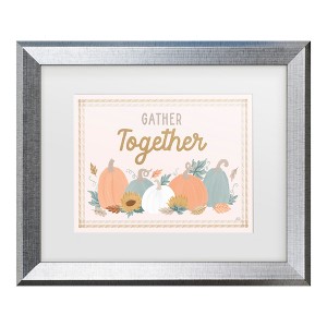 Trademark Fine Art - Laura Marshall Festive Friendsgiving I Matted Framed Art - 1 of 4