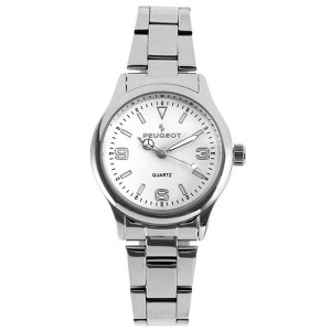 Peugeot Women's Silver Everyday Easy-Read 32mm Status Bracelet Watch - 1 of 2