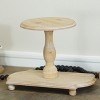 VIP Wood 13 in. White 2-Tier Tray with Ball Legs - 3 of 4