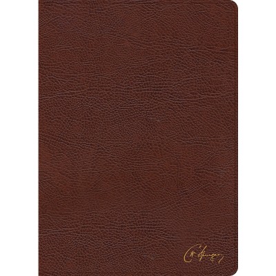 KJV Spurgeon Study Bible, Brown Bonded Leather - by  Alistair Begg & Holman Bible Publishers (Leather Bound)