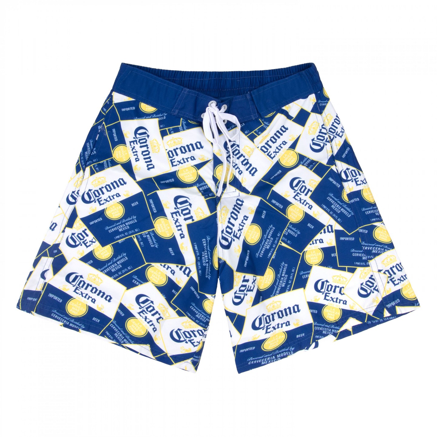 Мужские шорты Corona Extra Scattered Labels Board Shorts - XLarge — фото 1