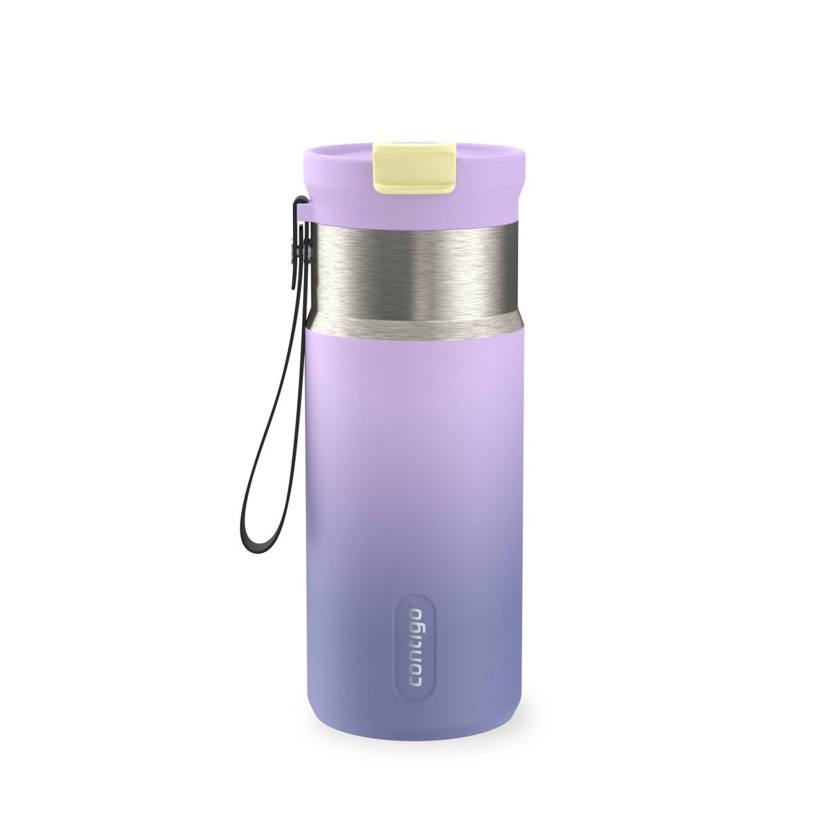 Contigo Kids 16 oz Dual Sip Water Bottle with Strap (Lilac Pulse)