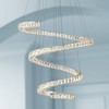 Possini Euro Design Ellyria Chrome Pendant Light 30 3/4" Wide Modern LED Twirled Clear Crystal Glass for Dining Room House Kitchen Island Entryway - 2 of 4
