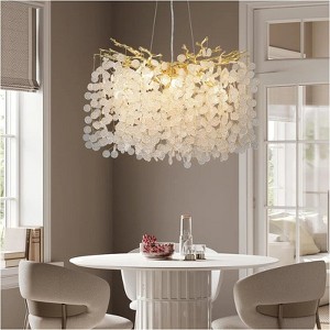23-30" Luxury Real Crystal Chandelier - 1 of 4