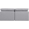 Meridian Furniture,Indulge Linen Textured Fabric Modular Sofa - 3 of 4
