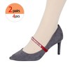 Allegra K Women's Detachable Elastic Rhinestones Heels Shoe Strap Band - 4 of 4