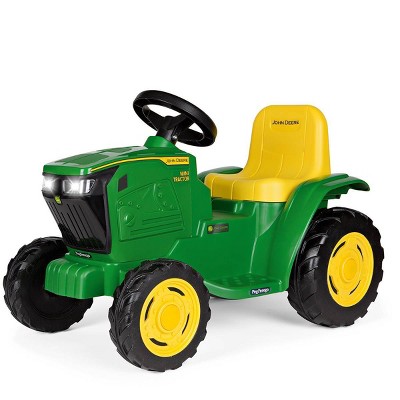 Green 6-Volt John Deere Mini Ride-On Tractor