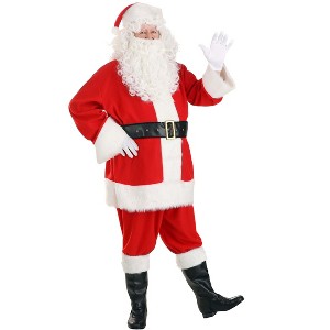 HalloweenCostumes.com Men's Holiday Santa Claus Plus Size Costume - 1 of 4