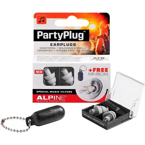 Alpine Hearing Protection PartyPlug Earplugs Silver - image 1 of 1