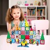 PICASSO-TILES 100 PC Magnetic Tiles, Magnetic Building Blocks for Kids, Magnet for Kids 3+ W/ Large Carry Case - 2 of 4