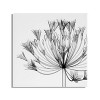 23" x 23" Bell Agapanthus X Ray Floral by The Creative Bunch Studio Unframed Wall Canvas - Kate & Laurel All Things Decor - 2 of 4