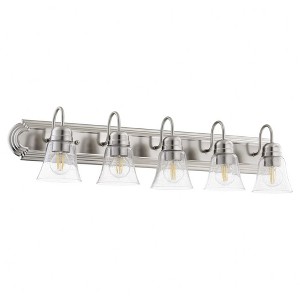 Quorum Lighting 5 - Light Vanity in  Satin Nickel - 1 of 1