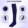 Vizari League Sports Socks for Boys and Girls | Polyester and Stretchable Adult League Socks | Soccer Socks with 360° Arch and Ankle Support | Football socks - image 2 of 4