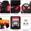 12V Kids Ride On Tractor with Trailer & Remote Control,Speed Up to 5 mph, Toddler Electric Vehicle Car with Led Headlights - 4 of 4