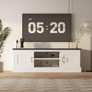 COZONY Haven Media Console: Where Modern Entertainment Meets Rustic Warmth - 1 of 4