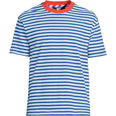 Lands' End Men's Short Sleeve Super-T Crew Relaxed Fit Tee