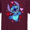 Men's - Lilo and Stitch - Heart Eyes Short Sleeve Graphic T-Shirt - 2 of 4
