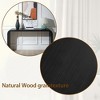 KIGFTSOD 59in Wood Console Table - Curved Waterfall-style with Wood Beads, Entryway Table for Hallway, Living Room, Foyer, Corridor - 4 of 4