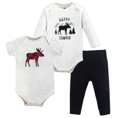Hudson Baby Infant Boy Cotton Bodysuit And Pant Set, Moose, 3-6 Months ...