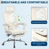 Ergonomic Office Chair, Adjustable Headrest and Lumbar Support, Retractable Footrest, HomeOffice Computer - 3 of 4