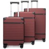 ELLE Luggage Checked Belleville 3pc Expandable Retro Spinner Hardside Suitcase Set - 2 of 4