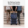 LUGGEX Suitcases with Wheels Travel Duffle Bag Large Black - 3 of 4