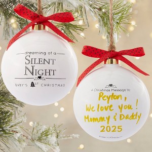 Personalization Mall Baby's 1st Christmas Quotaball Ornament - 1 of 3