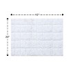 Knightsbridge Summer Tile 220 GSF Non Skid Back Bath Rug - 24" x 40" - 2 of 4