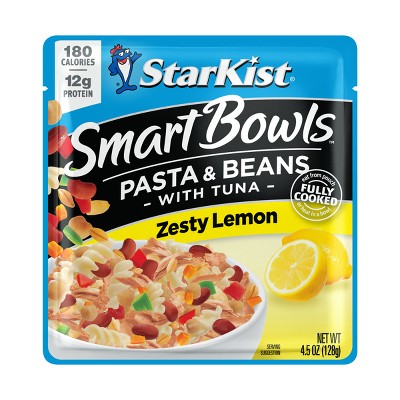 StarKist Smart Bowls Tuna Pasta & Beans Zesty Lemon - 4.5oz