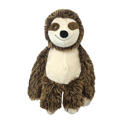 Multipet Bark Buddies Sloth Dog Plush Toy for All Dogs