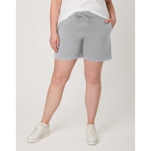 Hanes Women's Jersey Pocket Shorts, 7" - 1 of 4