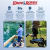KneeRover All Terrain Fusion Patented Knee Scooter with 4 Wheel Steering - 3 of 4