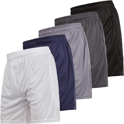 Ultra Performance Mens Athletic Basketball Shorts, 5-Pack